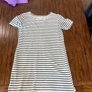 Wishlist white/blue stripe dress